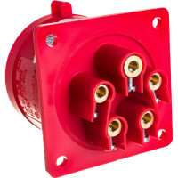 Встраиваемая вилка PCE 32А 400V 3P+N+E IP44 625-6