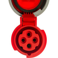 Кабельная розетка PCE 16А 400V 3P+E IP67 2142-6