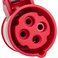 Кабельная розетка PCE 16А 380V 3P+E IP44 214-6