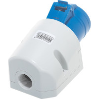 Настенная розетка PCE 32А 220V 1P+N+E IP44 123-6