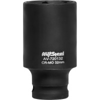 Головка ударная шестигранная удлиненная (32 мм; 1/2DR) AV Steel AV-720132