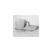 Держатель стакана и мыльницы WasserKraft Лайне (Leine) K-5026
