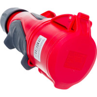Кабельная розетка PCE 32А 400V 3P+N+E IP44 GRIP 2253-6