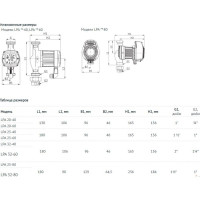 Циркуляционный насос Unipump LPA 32-40 46637