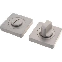 Квадратная завертка к ручкам Ренц никель супер матовый INBK 02 MSN