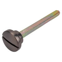 Квадратная завертка к ручкам Ренц мат.черн.ник./хр.бл. КВ INBK 02 MBN/CP