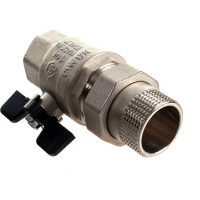 Шаровой полнопроходной кран с американкой STOUT 1 1/4" ВР/НР ручка бабочка SVB-0007-200032 RG00938T5RKQ1V