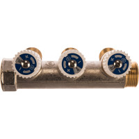 Распределительный коллектор STOUT 3/4, 3 отвода 1/2 SMB 6851 341203 RG008SFVPKN72K