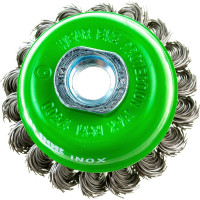 Щетка чашечная жгутовая INOX Standard (75 мм; М14) для УШМ D.BOR D02-IS-075-M14-050