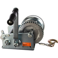 Шестеренчатая лебедка АвтоDело 1200 кгс, сталь, трос 10м 43620 11034