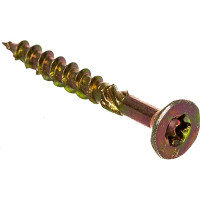 Саморез по дереву HIMTEX проф. желт. потай Torx 25 4,5x40 200 шт. 04540Fh