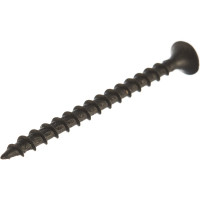 Саморез Качественный КРЕПЕЖ 3,5х51 потай, крупная резьба, оксид 1 кг 1000811 КЧ