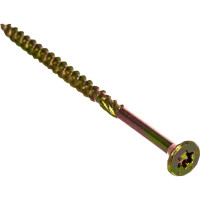 Саморез по дереву HIMTEX проф. желт. потай Torx 25 4,5x80 200 шт. 04580Fh