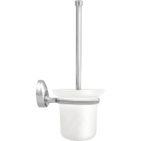 Туалетный стеклянный ершик Solinne 16161, хром, стекло-сатин 2522.012