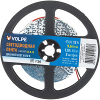 Гибкая светодиодная лента Uniel катушка 5м ULS-2835-120LED/m-8mm-IP20-DC24V-9,6W/m-5M-6500K UL-00005870