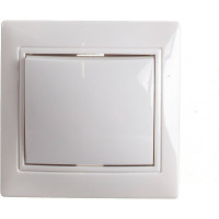 Выключатель Smartbuy 1-клавишный 10А белый Венера SBE-01w-10-SW1-0