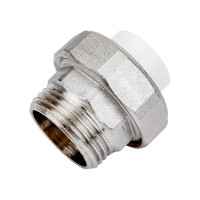 Разъемная муфта с наружной резьбой Политэк ПП 20х1 9800002001