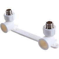 Настенный комплект с наружной резьбой Политэк ПП 25х1/2 9600102512