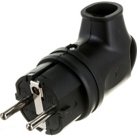 Вилка с ручкой ANDELI каучук AM-K07 2P+PE 16A 220В IP44 ADL13-059