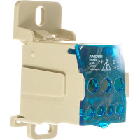 Распределительный блок на DIN-рейку ANDELI РБ-80 1П 80А ADL16-310