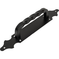 Дверная ручка-скоба Amig черная 100-280х45х2