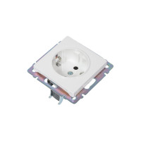 Розетка Smartbuy с заземлением 16А белая Нептун SBE-05w-16-S1-Z