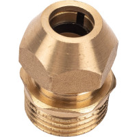 Бочонок Terma 1/2-3/8 лат. с цангой 10 латунь 42150