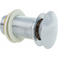 Донный клапан Terma CLICK-CLACK c большой кнопкой, chrome 32373
