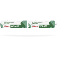 Атмосферостойкий герметик для швов структурного остекления SANZ WS-650 черный 650-7288-B