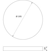 Светодиодный стационарный светильник Elektrostandard DLR034 18W 4200K a043015