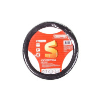 Оплетка SKYWAY Modern-5 S, черная, экокожа, плетение ECO S01102283
