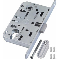 Замок AGB межк. магнит. под цил. MEDIANA POLARIS B06103.50.06.567 с отв. планкой B02402.05 ник 25601