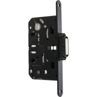 Замок магнитный AGB MEDIANA POLARIS WC, черный, межкомнатный, с ответной планкой B04102 (B05102)