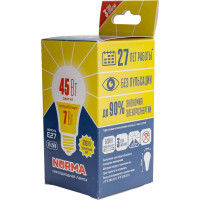Светодиодная лампа Volpe LED-A60-7W/3000K/E27/FR/NR Форма "A", матовая UL-00005619