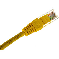 Патч-корд TWT RJ45-RJ45, 4 пары, UTP, категория 5е, 0.3 м, желтый, 45-45-0.3-YL