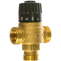 Термостатический смесительный клапан STOUT 3/4 НР, 30-65°С, KV 2.3 SVM-0125-236520 RG008TIGH3FUGJ