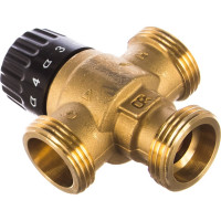 Термостатический смесительный клапан STOUT 1 НР, 30-65°С, KV 2.3 SVM-0125-236525 RG008TIGH6N45M