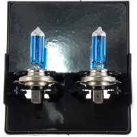 Автолампа SKYWAY H7, 12V, 55W, 1-контакт, xenon white+30, 4500K, спутник, 2 шт, ближний, дальний свет, противотуманные фары S09101049