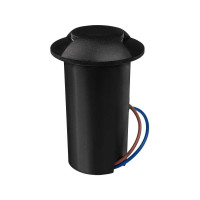 Светодиодный светильник Jazzway PGR R60/2 2w 4000K Black IP65 грунтовый встраиваемый 5024861