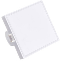 Заглушка LANMASTER Mosaic 45x45, 2М, белая, LAN-SIP-23B-WH