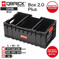 Ящик для инструментов QBRICK SYSTEM ONE BOX 2.0 PLUS 2631-24