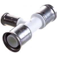 Переходный тройник HENCO уменьшенный в центре, ПВДФ, пресс, 26x16x26, 10PKW-261626