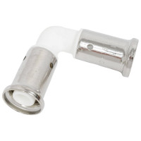 Угольник HENCO 90 град, ПВДФ, пресс, 16x16, 1PKW-1616