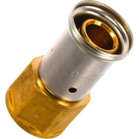 Муфта-пресс HENCO латунь, ВР20x1/2 18P-2004