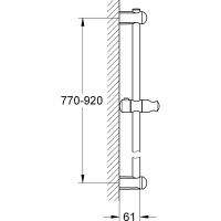 Душевая штанга GROHE Euphoria 900 мм 27500000