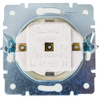 Розетка LEZARD RAIN с/ з керамика крем 703-0388-122