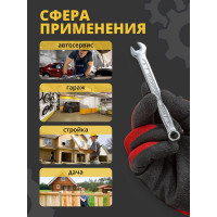 Комбинированный ключ Rockforce 12-гранный прямой 8мм RF-75508(631)