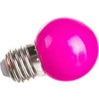 Декоративная светодиодная лампа Volpe LED-G45-1W/PURPLE/E27/FR/С UL-00005652