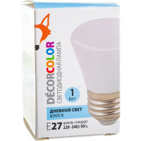 Декоративная светодиодная лампа Volpe LED-D45-1W/6000K/E27/FR/С BELL UL-00005804