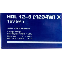 Батарея аккумуляторная Delta HRL 12-9  (1234W) X